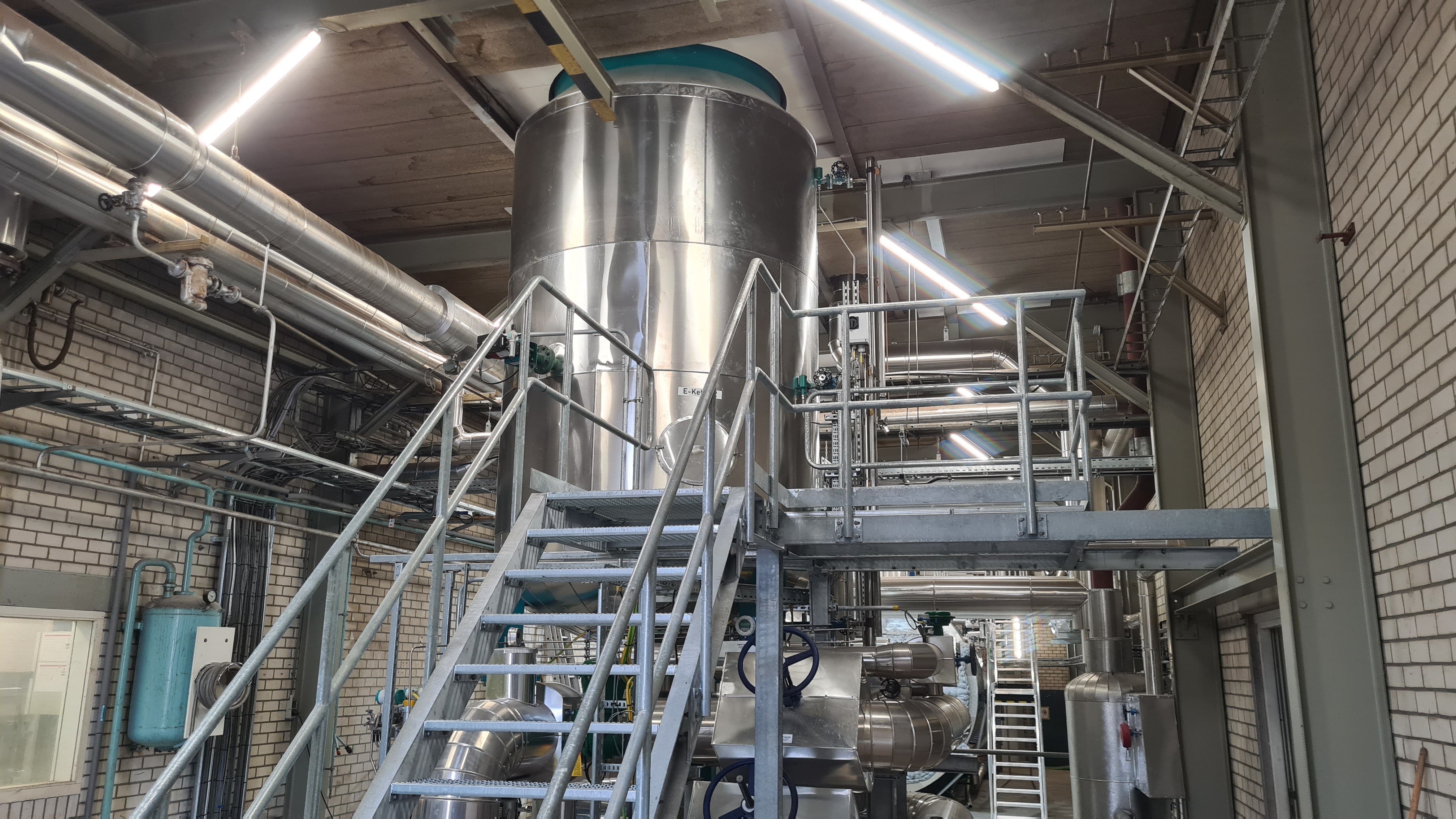 Zeta E boiler 10 MW Paper mill - P2H - ESKA - The Netherlands