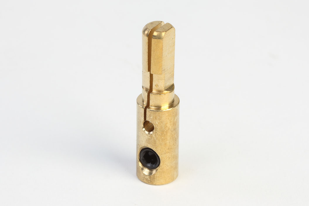 Brass 60A in-line connector plug