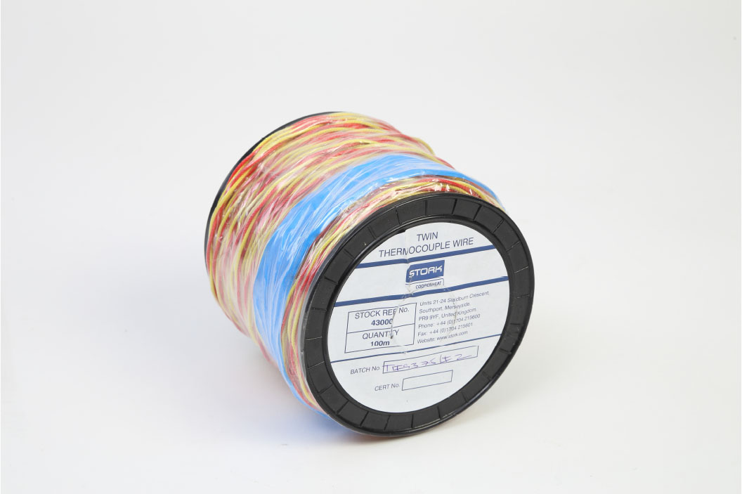 100m roll of type 'K' thermocouple wire