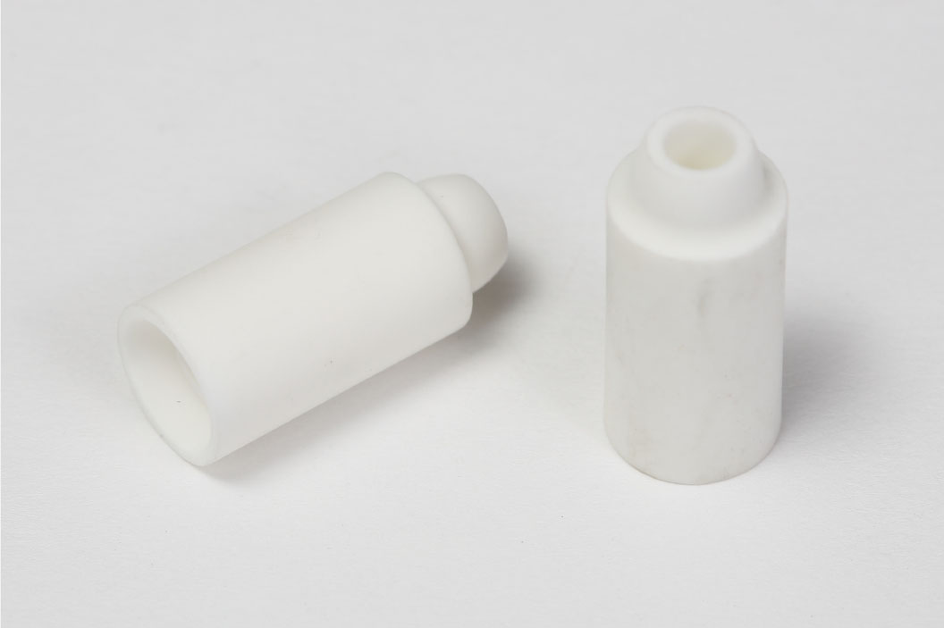 Ceramic Pad Element White Marker Tail Bead