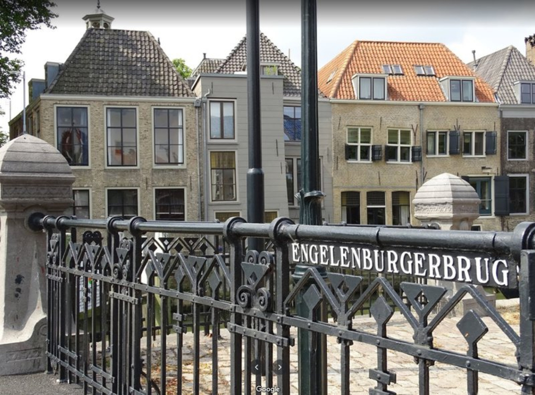 The historical Engelenburgerbrug in Dordrecht.