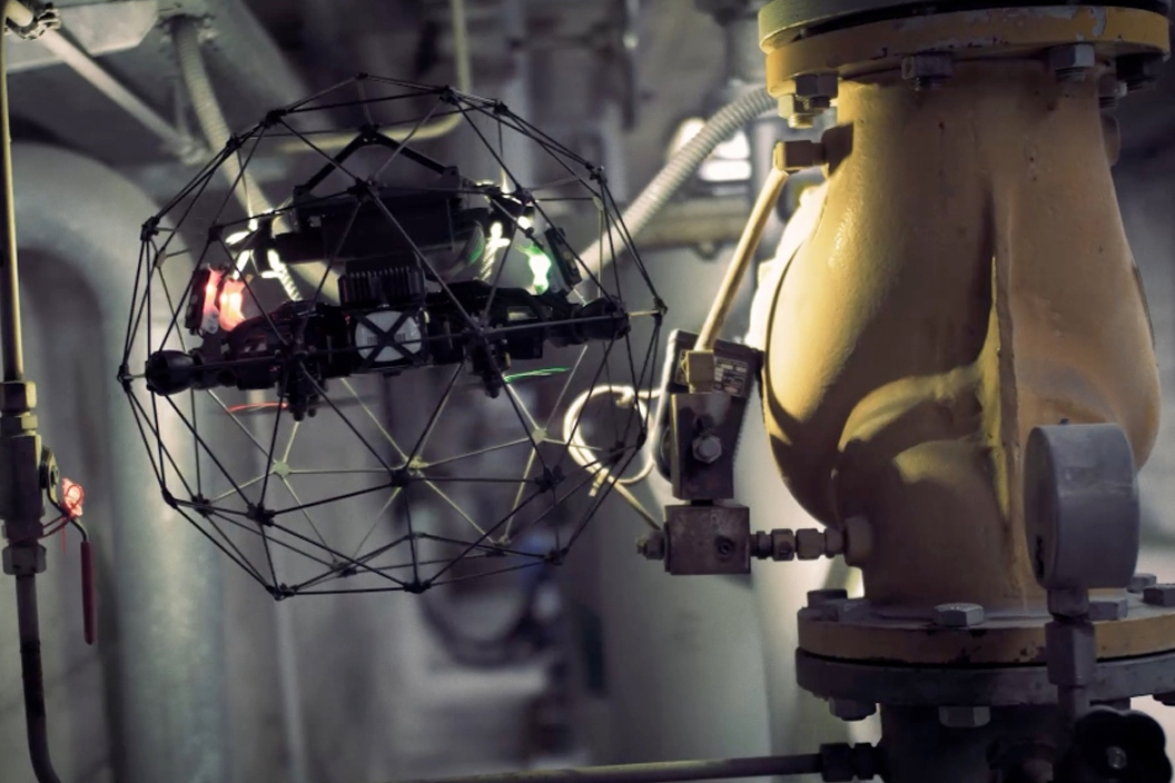 Inspección interna de vasijas con drones (UAV)